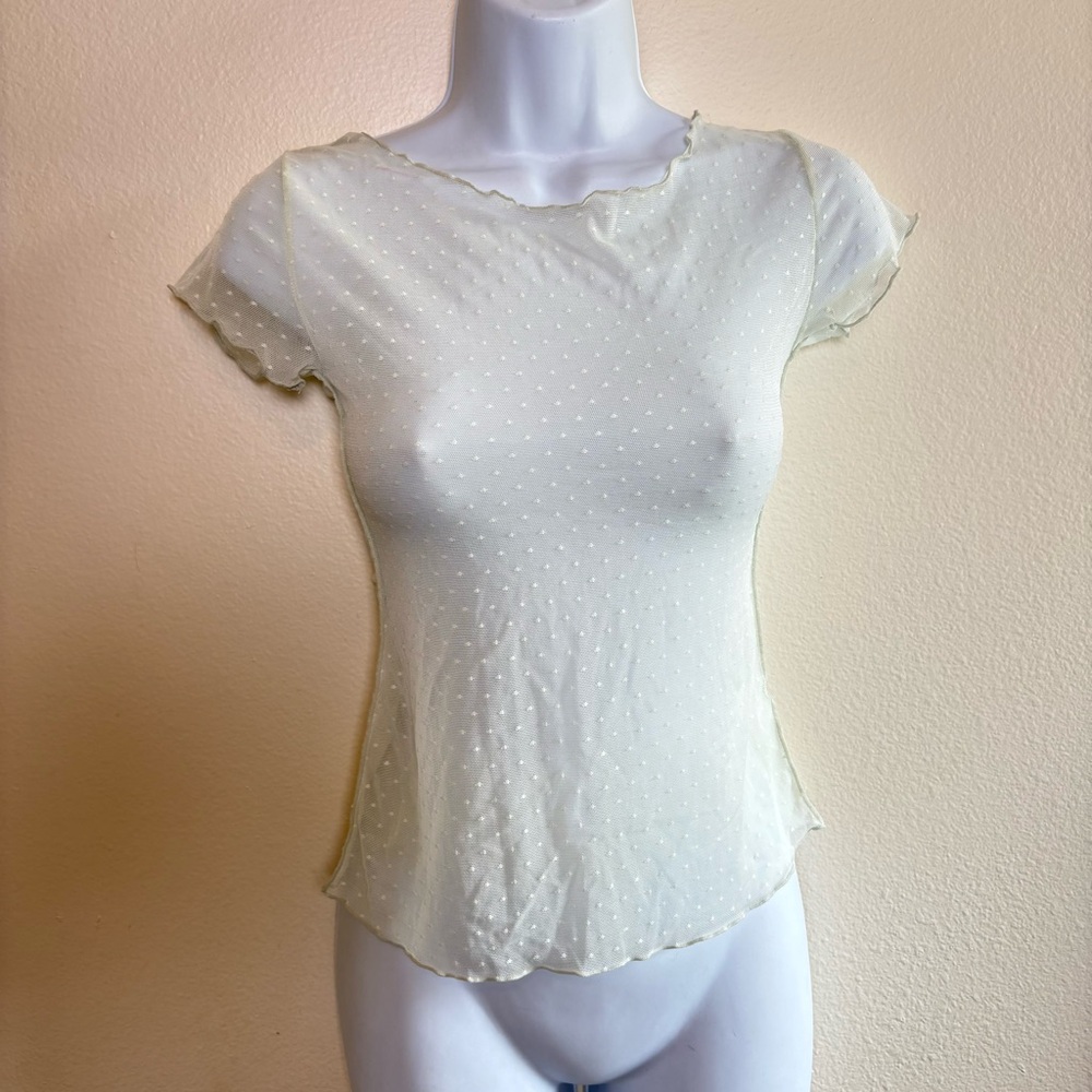 Free People Women's On The Dot Baby Tee - Picture 2 of 4